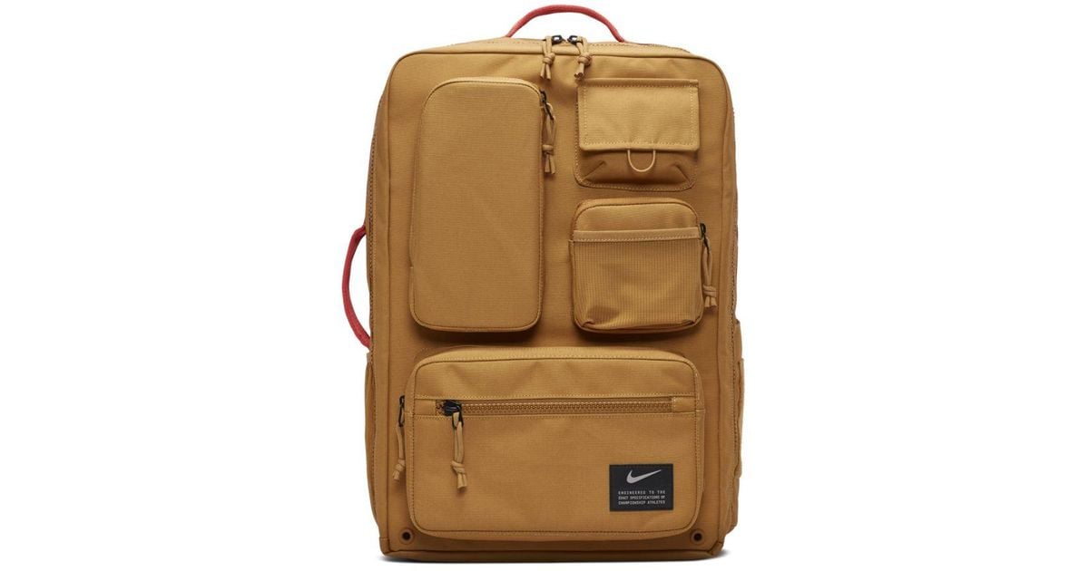 Nike Utility Elite Training Backpack in Brown for Men | Lyst