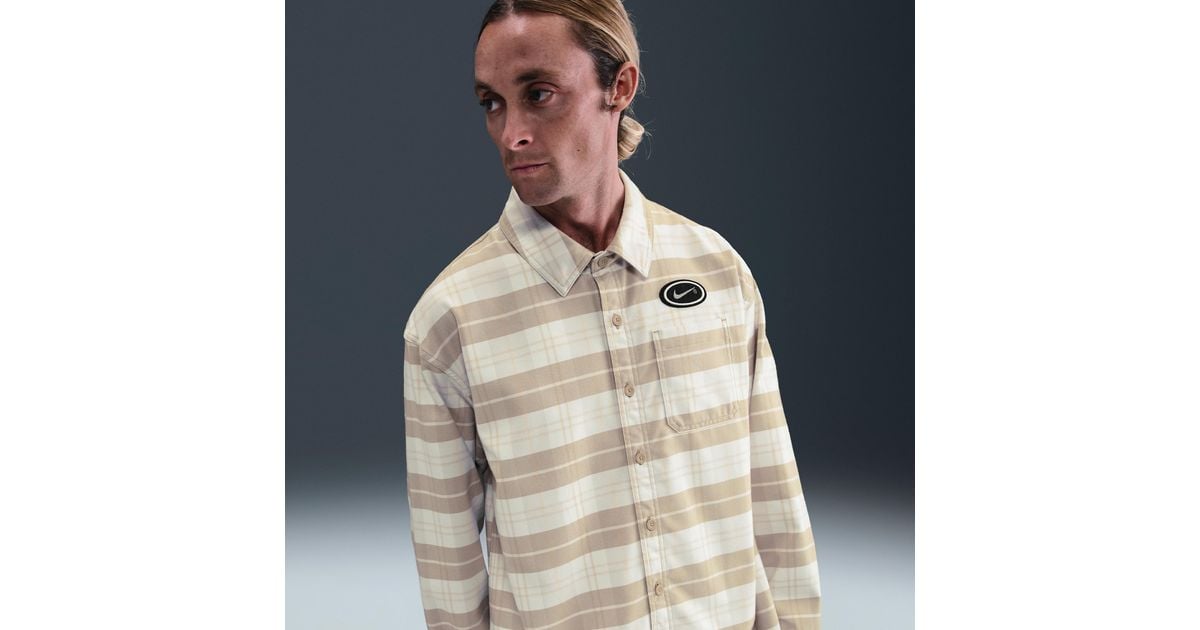 Nike Sb X Eric Koston Skate Flannel in White for Men | Lyst