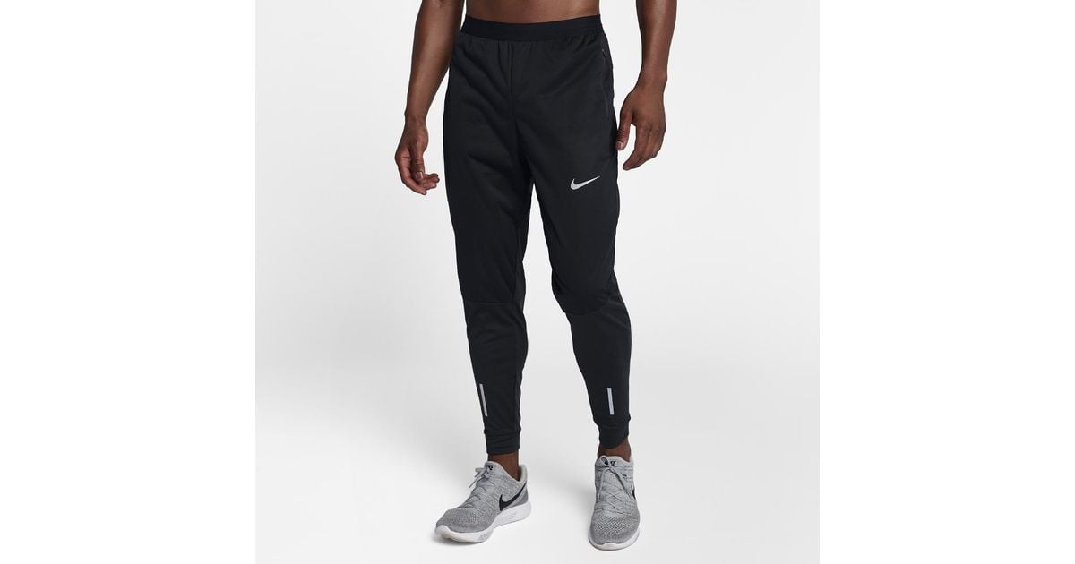 Nike Shield Phenom Men's Running Pants in Black for Men | Lyst