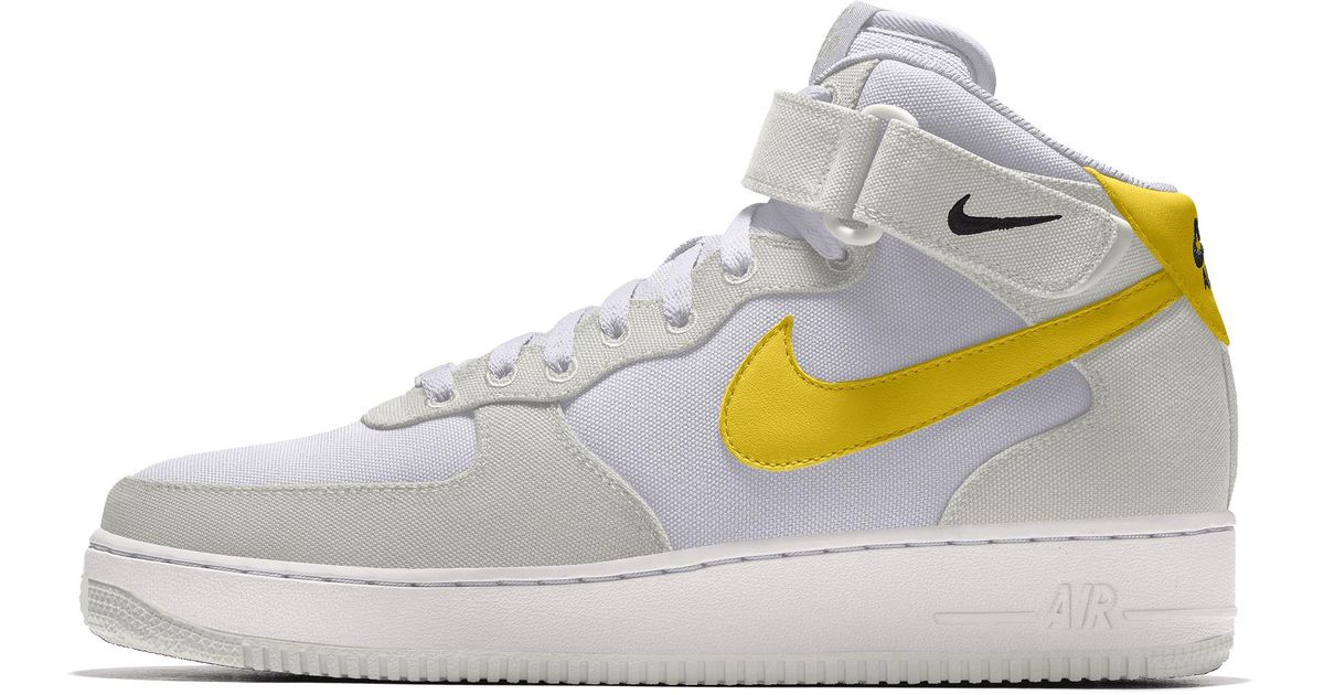 Nike Air Force 1 Mid By You Custom Shoes in White Lyst