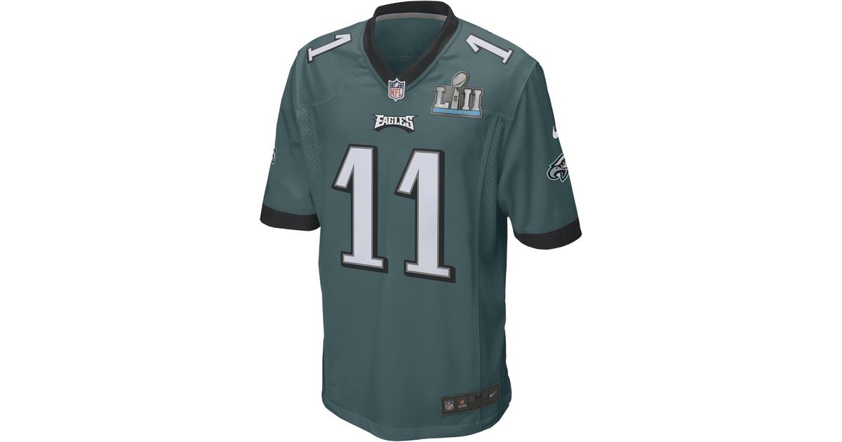 men's philadelphia eagles carson wentz nike black game jersey