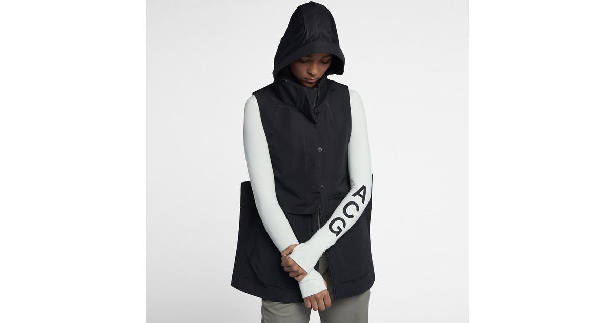 Nike Synthetic Lab Acg Women's Vest in Black/Black (Black) Lyst