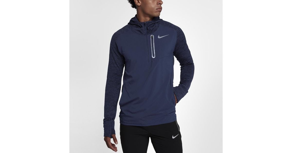 Therma Sphere Element Men's Running Hoodie in Blue for | Lyst