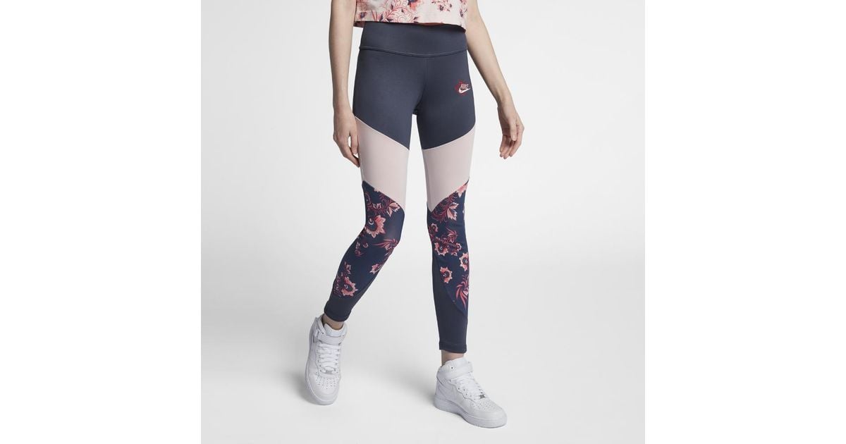 nike floral tights