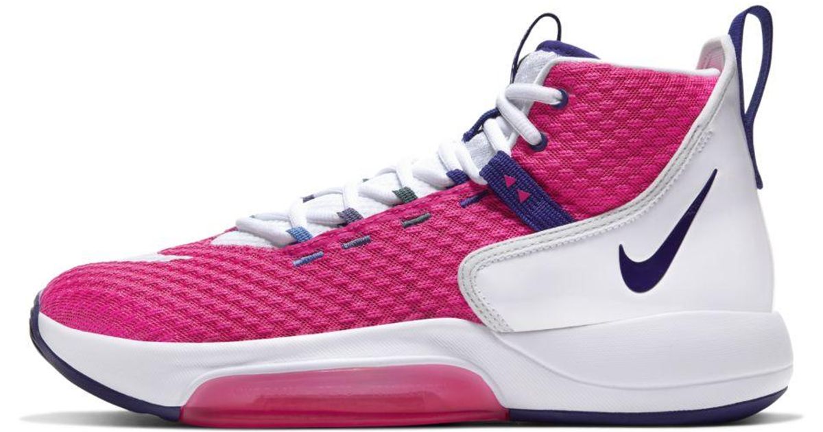 Nike Zoom Rize Kay Yow Basketball Shoe in Pink for Men Lyst