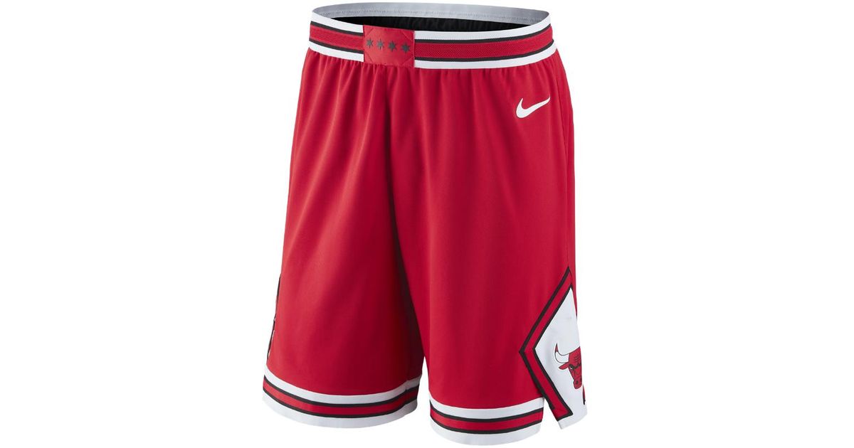 Black Nike NBA Chicago Bulls Swingman Shorts