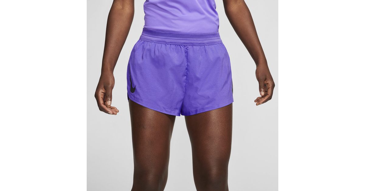 purple athletic shorts mens