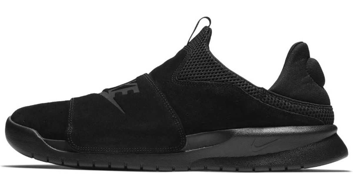 nike benassi slip black