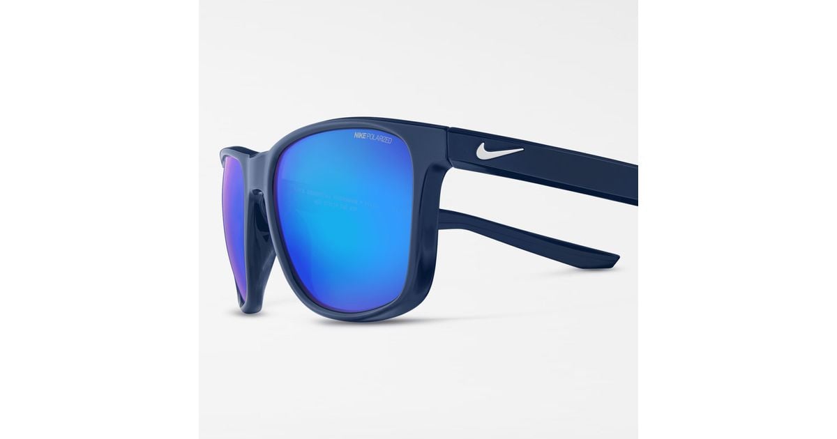 Nike Unisex Essential Endeavor Polarized Sunglasses In Blue, Lyst