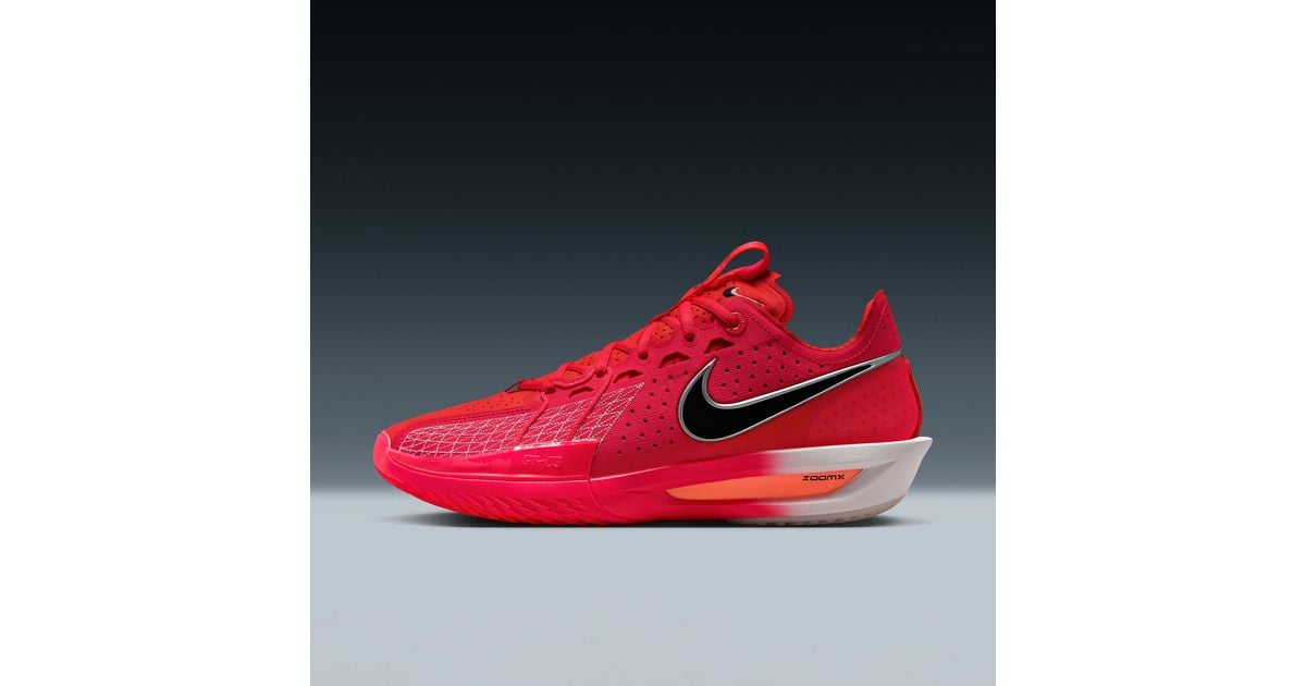 Nike G.T. Cut 3 Basketball Shoes in Red for Men | Lyst