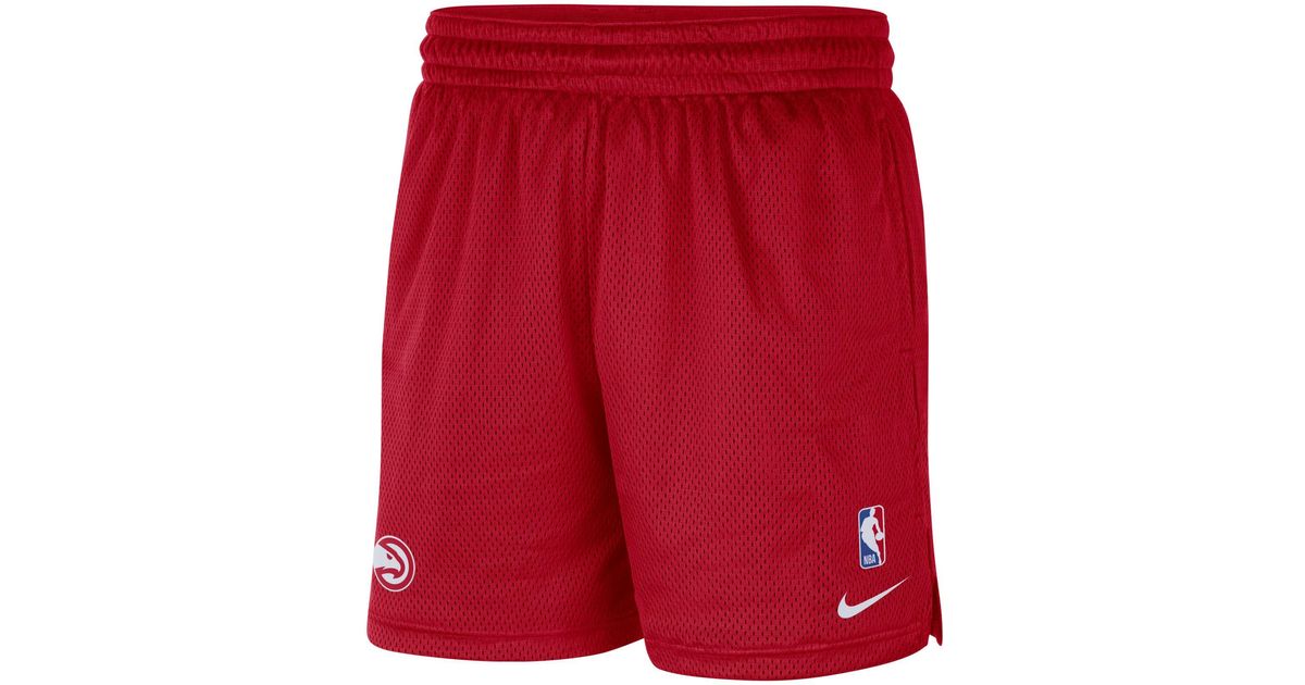 Nike Atlanta Hawks Nba Shorts in Red for Men | Lyst
