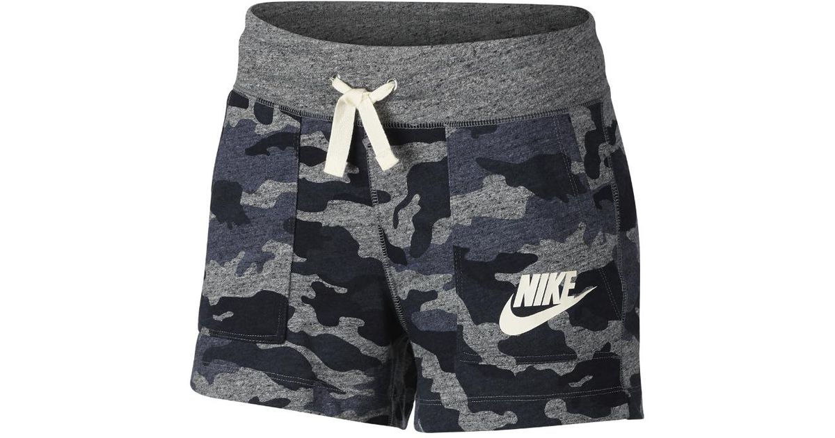 nike womens camo shorts