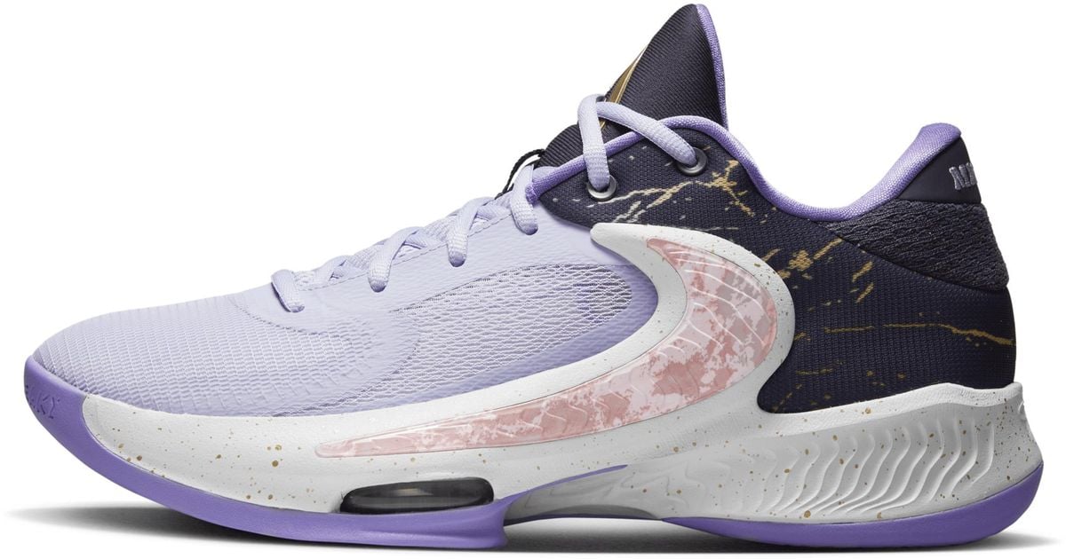 Nike Zoom Freak 4 Asw Basketball Shoes In Purple, in Blue for Men Lyst