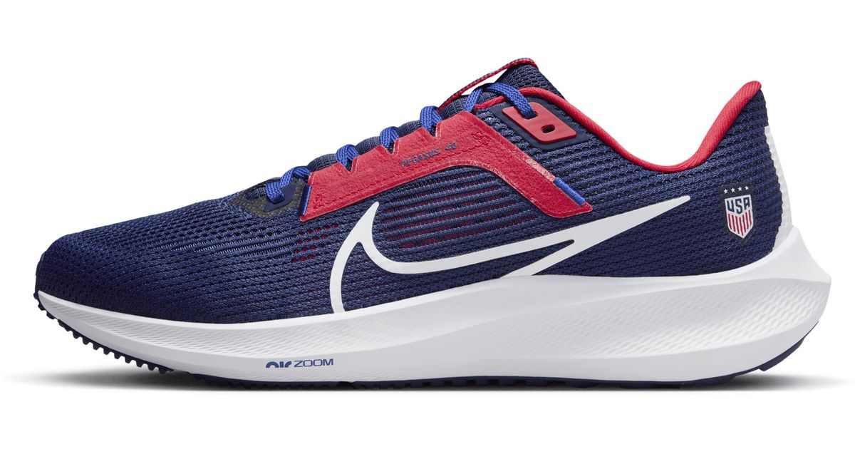 Nike Pegasus 40 (uswnt) Road Running Shoes In Blue, for Men Lyst
