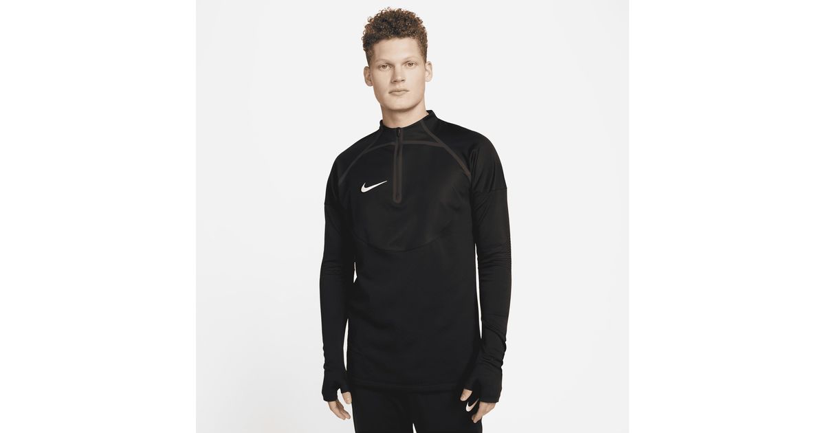Nike Thermafit Adv Strike Winter Warrior Football Drill Top in Black