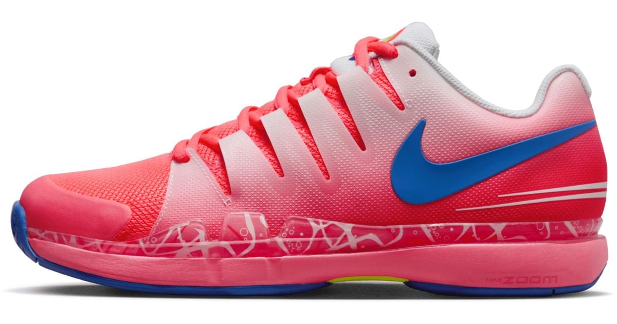Nike Court Air Zoom Vapor 9.5 Tour Tennis Shoes in Pink for Nike Court Air Zoom Vapor 9.5 Tour Tennis Shoes in Pink for