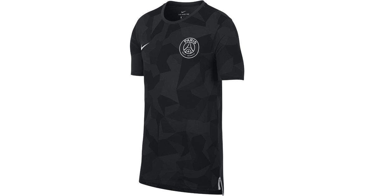 psg t shirt black