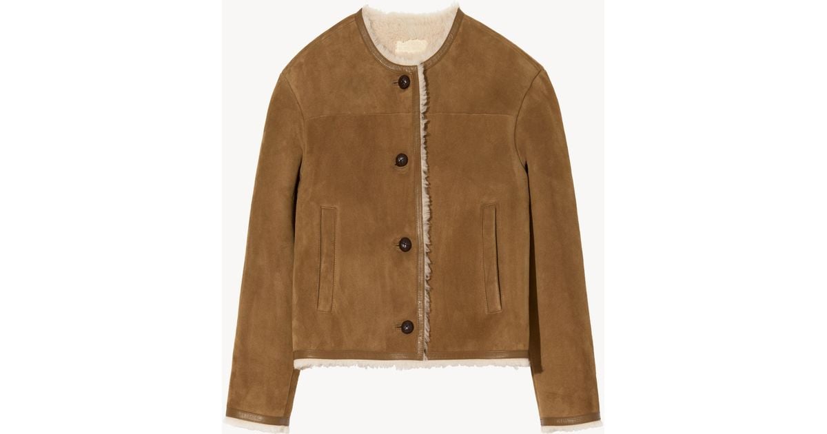 nili lotan shearling coat