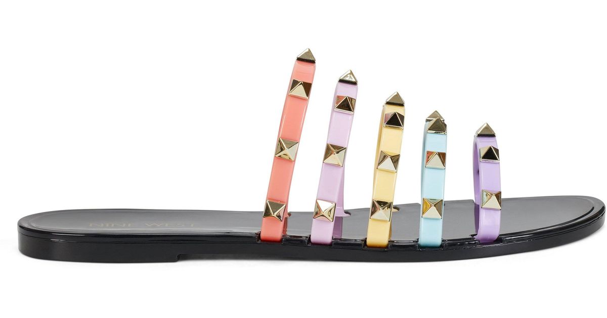 charli flat slide sandals