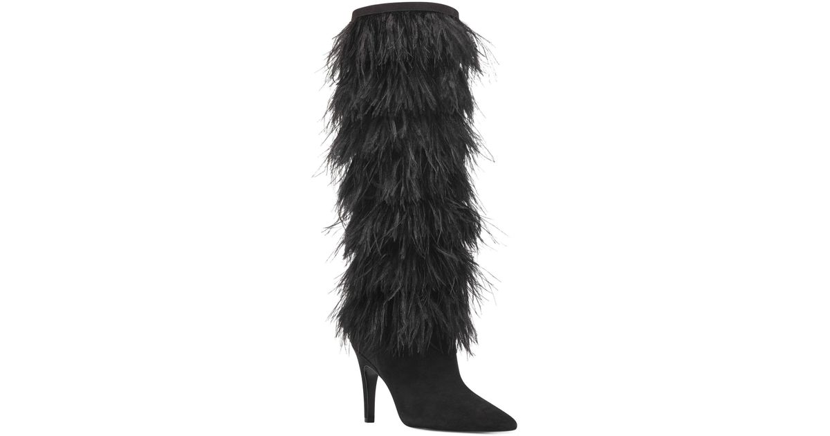 nine west feather boots