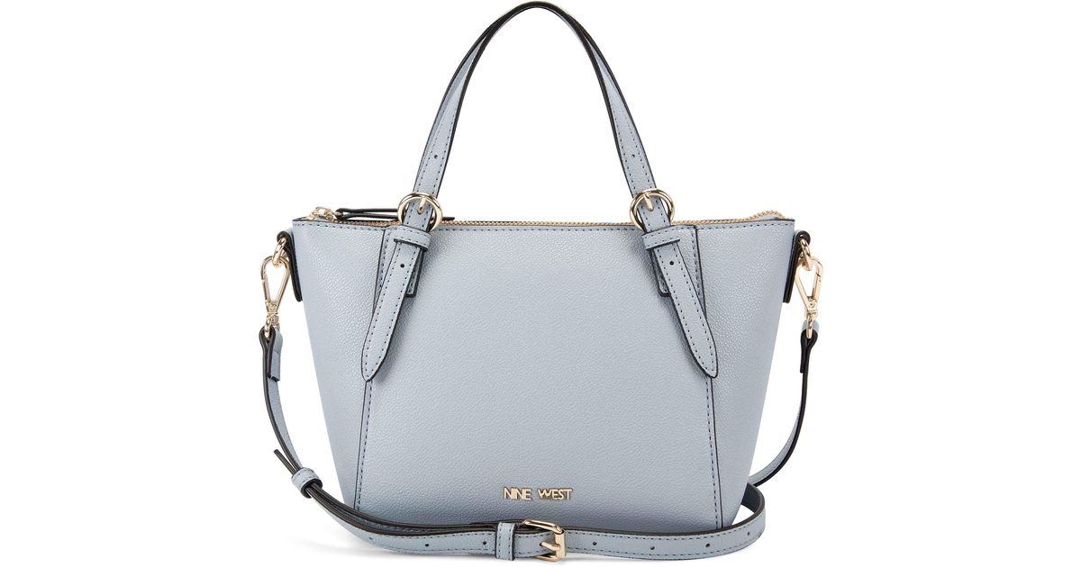 Nine West Kylee Mini Tote Crossbody in Gray Lyst
