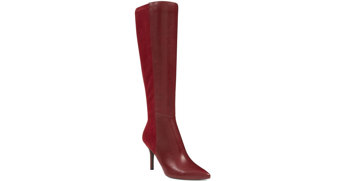 nine west quizme wide calf boots