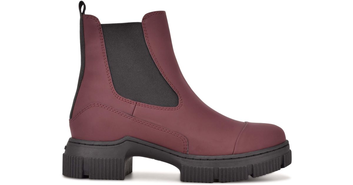 villa chelsea lug sole booties