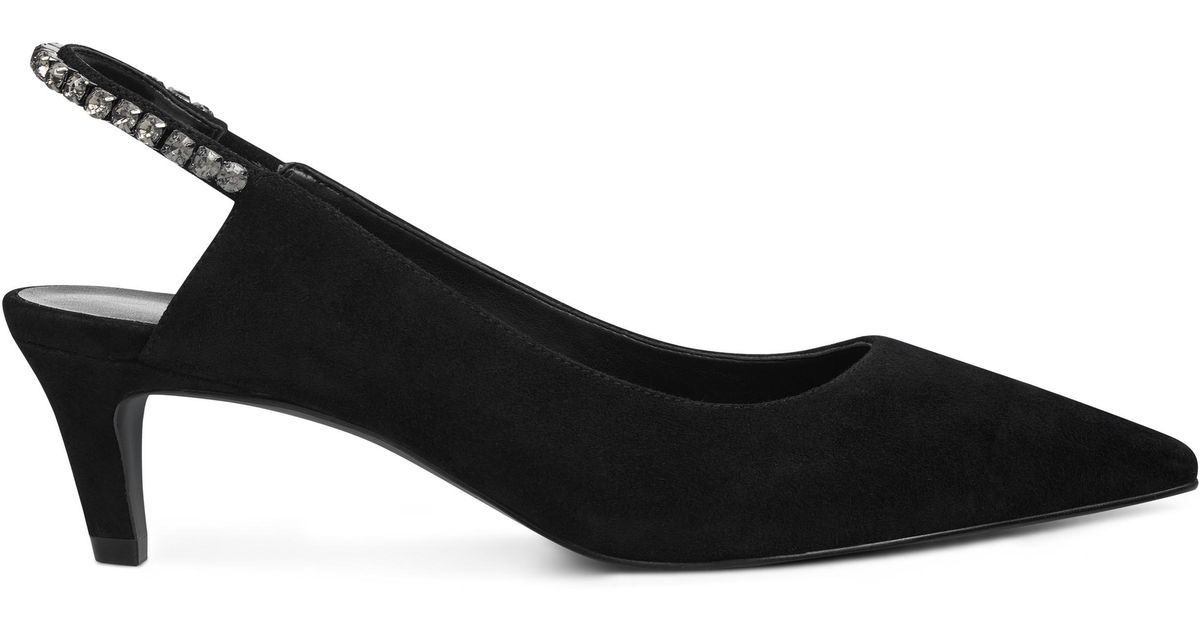 quassin embellished slingback pumps