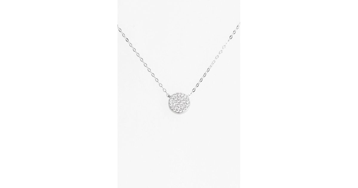 Nadri Metallic Geo Small Pendant Necklace