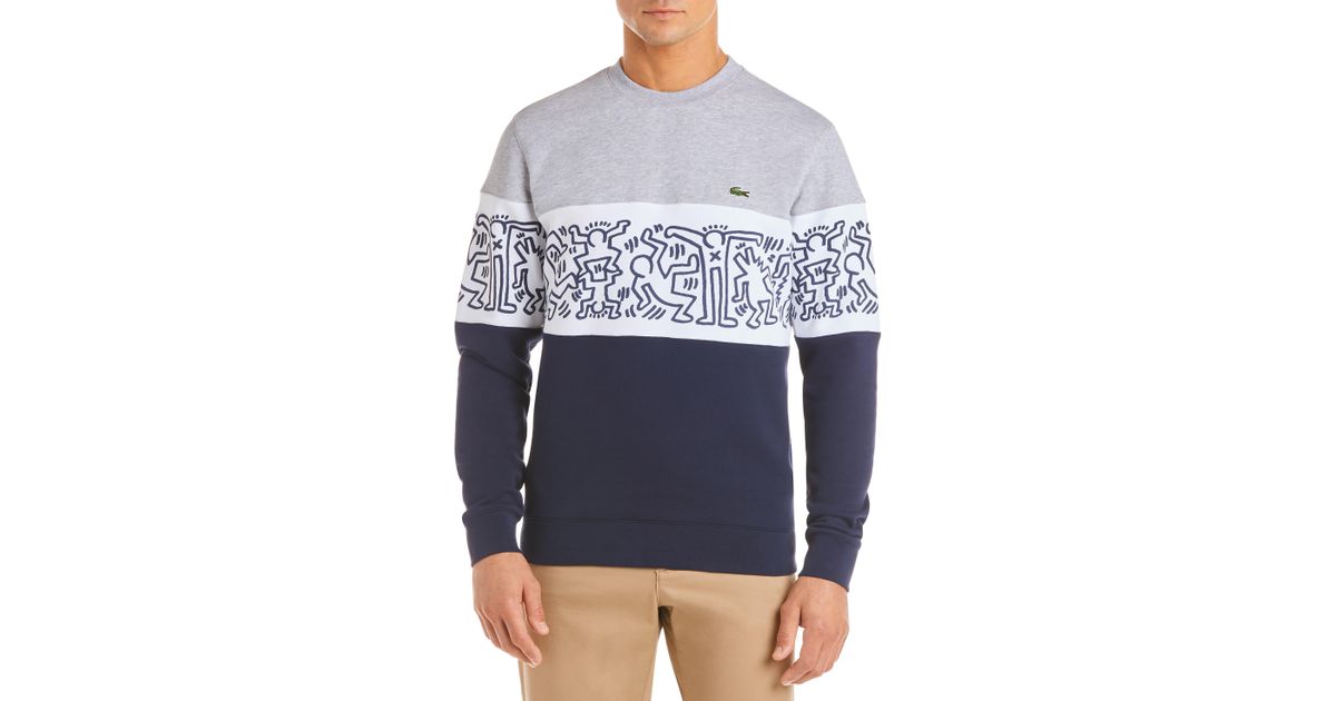 lacoste x keith haring sweatshirt