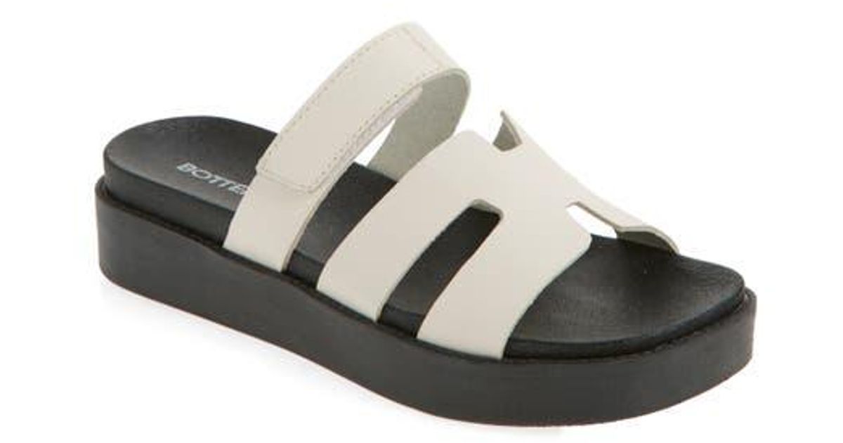 BOTTER Botriley Platform Slide Sandal in White | Lyst