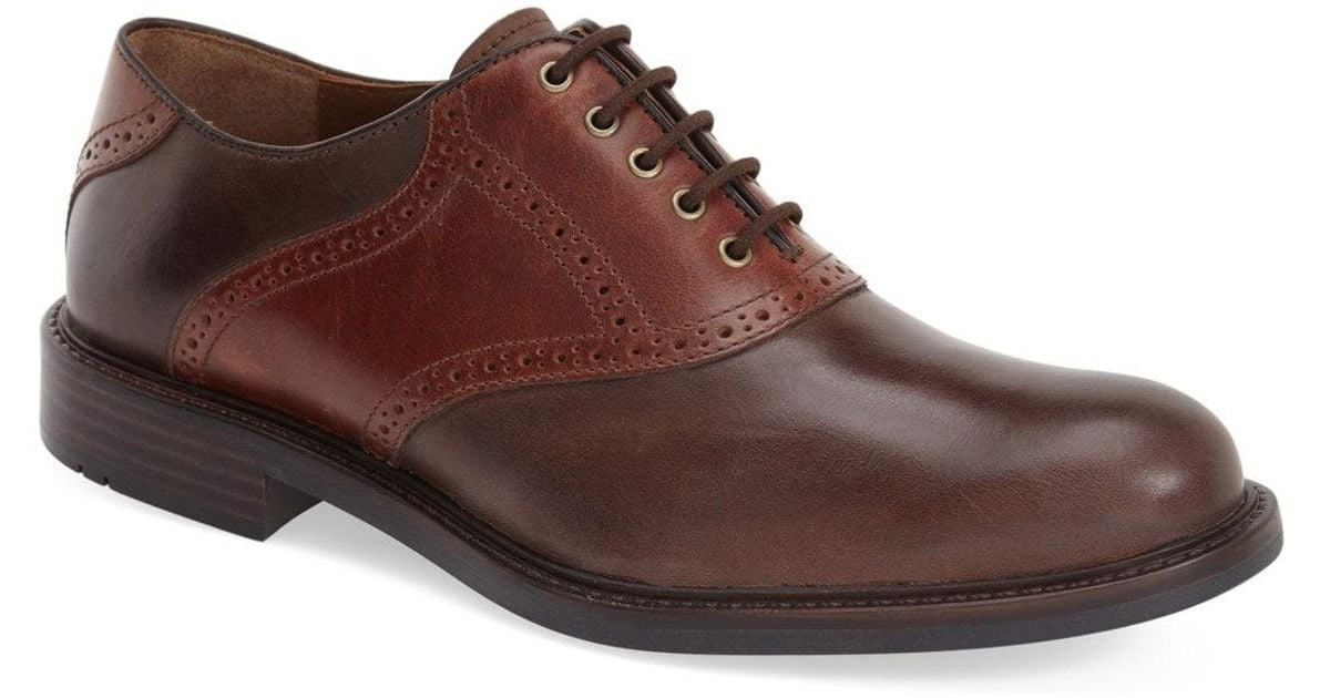 nubuck saddle shoes