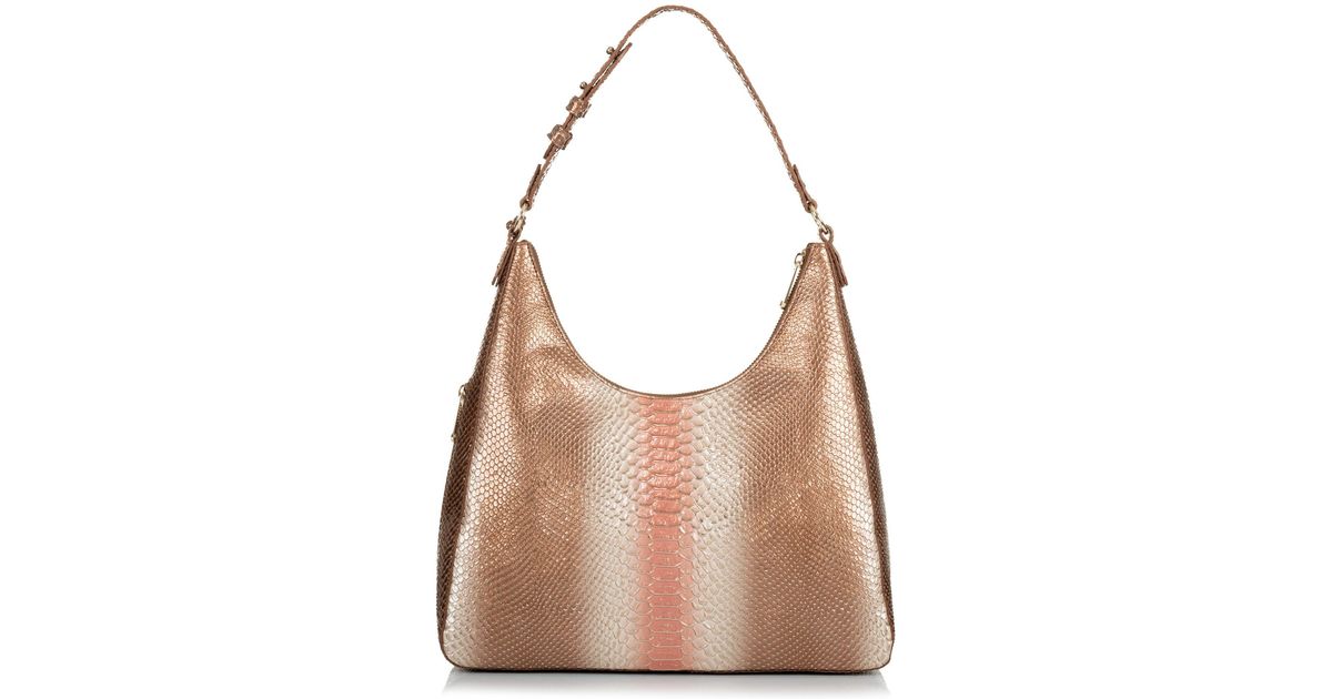 Brahmin Tabitha Leather Shoulder Bag in Brown Lyst