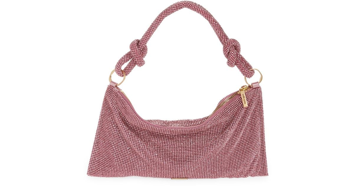 Cult Gaia Hera Nano Rhinestone Shoulder Bag in Purple Lyst