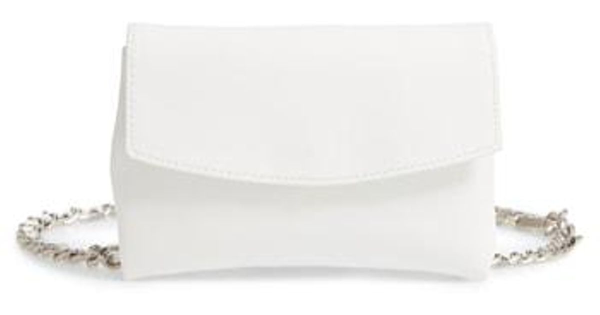 steve madden white purse