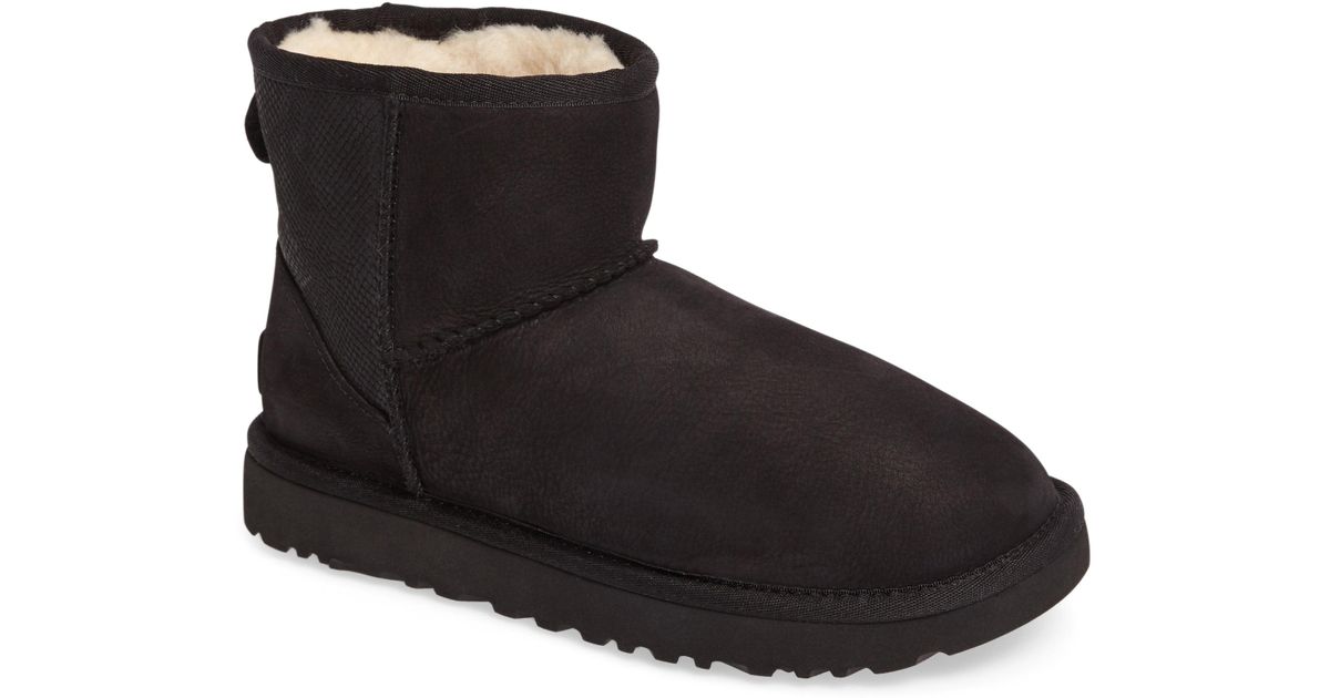 ugg classic mini snake boot