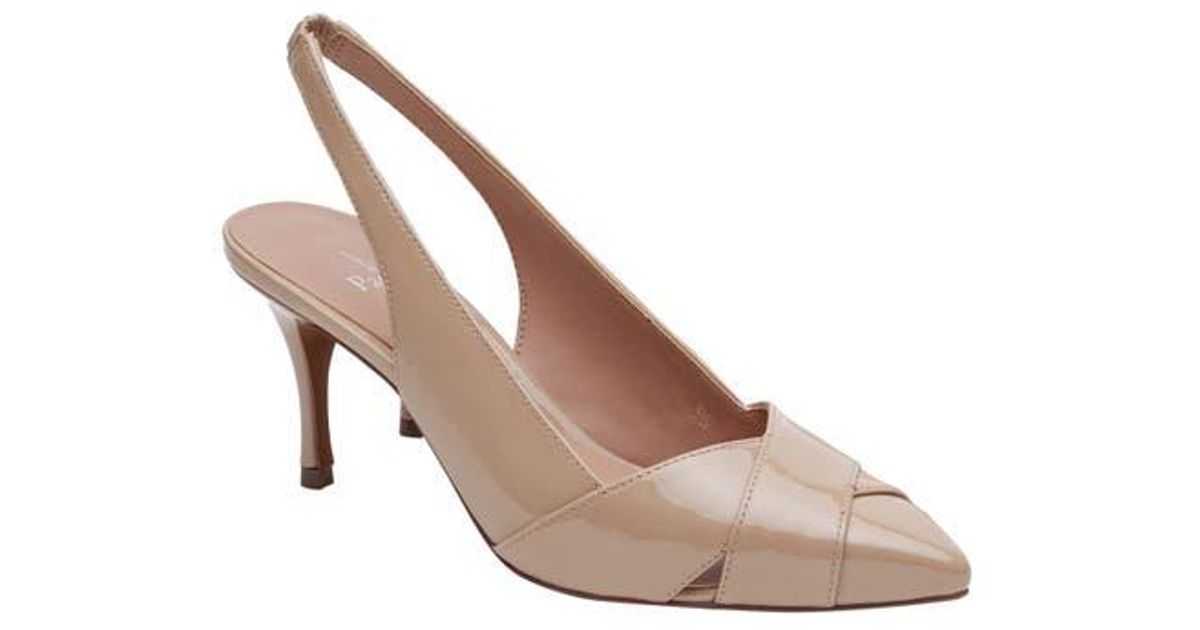 LINEA PAOLO Paris Pointed Toe Leather Pump