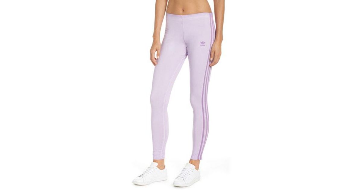 purple glow adidas leggings