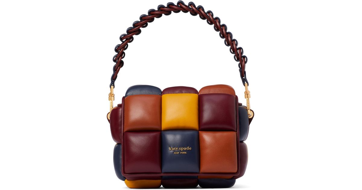 Kate Spade Boxxy Smooth Leather Large Crossbody Bag in Blue Lyst