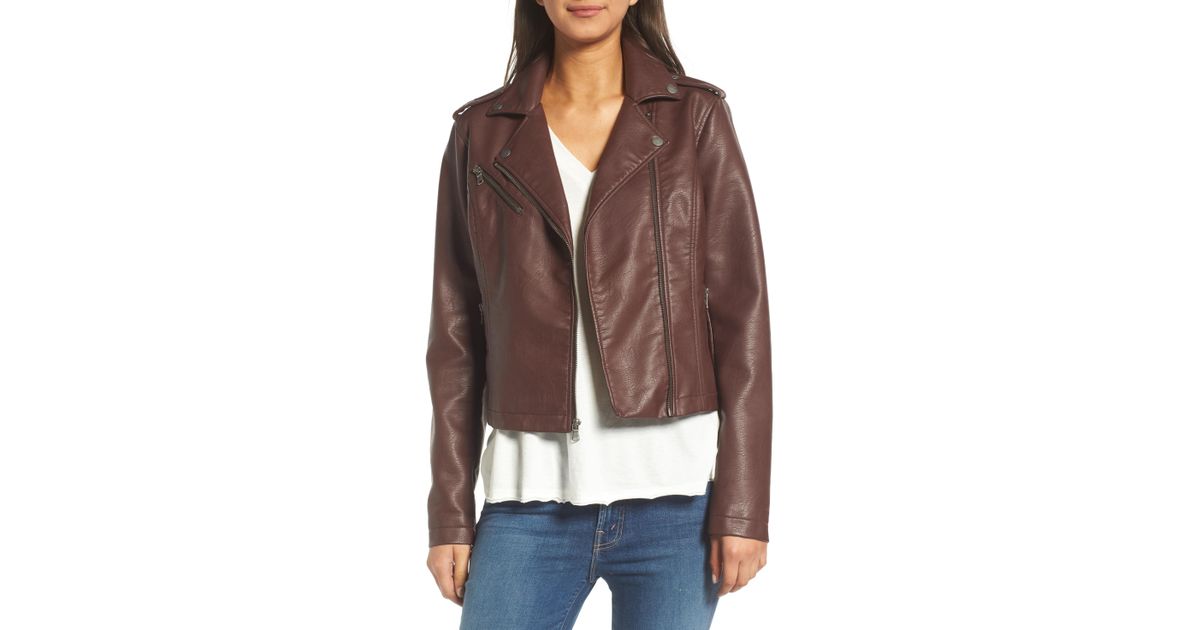 levis faux leather moto jacket