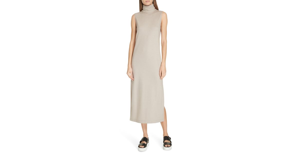 vince wool turtleneck dress