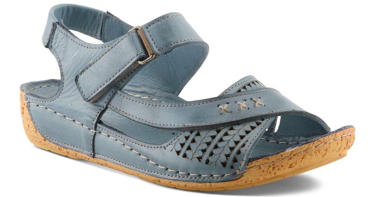 Spring Step Blue Shoes Spring Step Galaire Sandal in Blue | Lyst