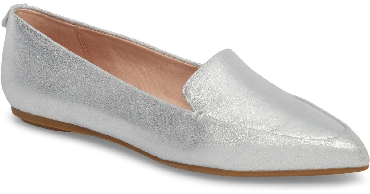 faye pointy toe loafer