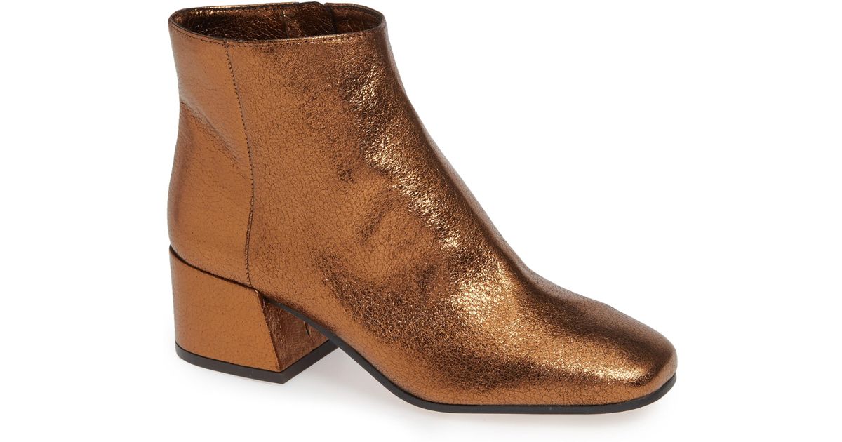 Sole Society Tashia Bootie in Metallic 