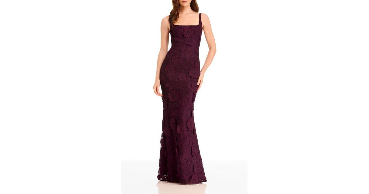 strapless open back dress Audrina Sheer Gown – Dress the Population main image 0