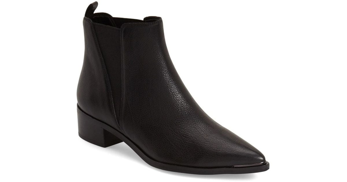 Marc Fisher Yale Chelsea Boot in Black Leather (Black) Lyst