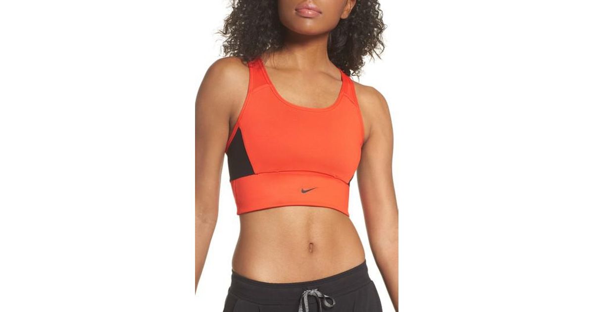 swoosh pocket sports bra