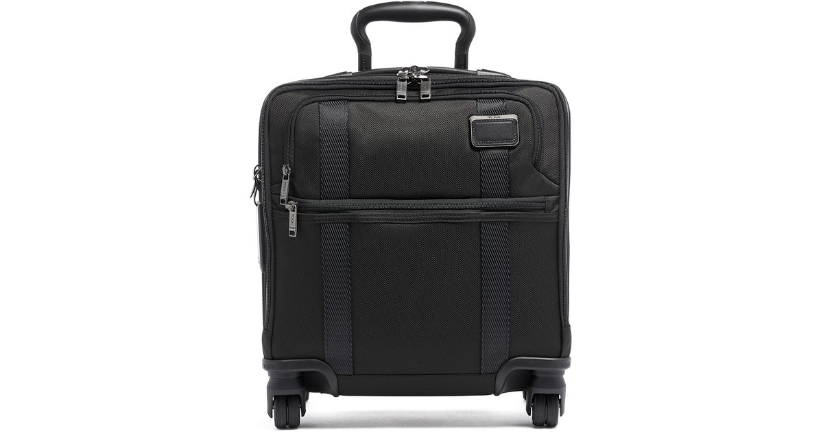 Tumi Merge Small Compact 4 Wheel Rolling Briefcase in Black Lyst