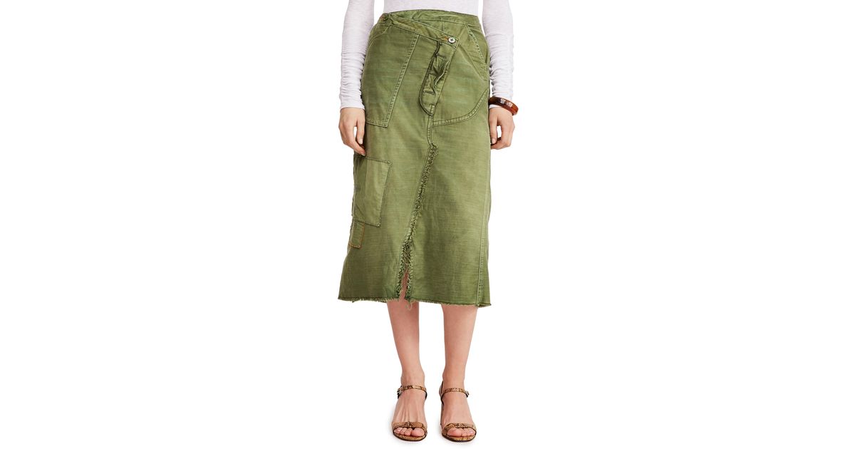 free people echo midi skirt