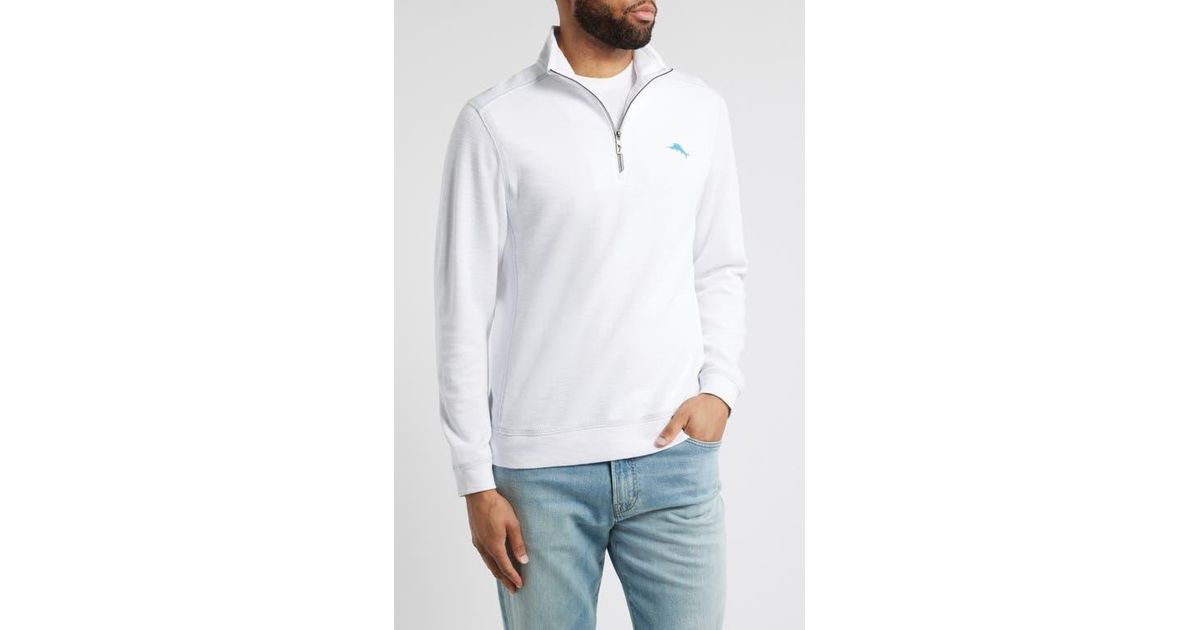 Tommy Bahama NFL Tobago Green Bay Packer Half-Zip in Talls